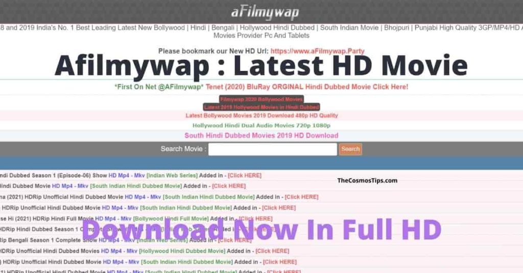 AFilmywap 2021 Movies Download