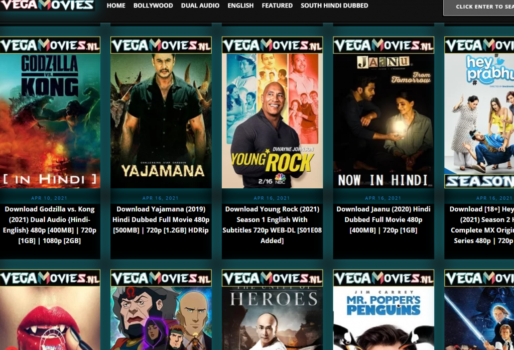 Vega Movies Website