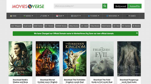 MoviesVerse: 480p Movies, 720p Movies, 1080p Movies filmsflix professional 2 moviesverse