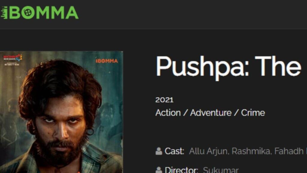 Ibomma 2022 pushpa movie