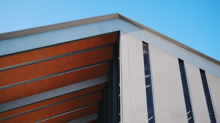 Photo Steel trusses